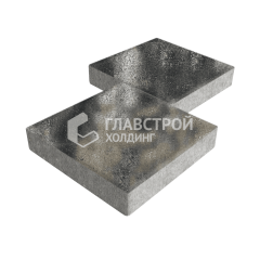 Тротуарная плитка Квадрат 300х300х60, стоун