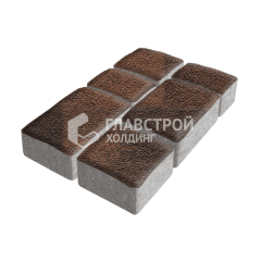 Тротуарная плитка Старый город, сорренто на камне, 6 см