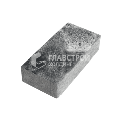 Тротуарная плитка Брусчатка, черно-белая, 6 см