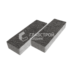 Тротуарная плитка 300х100х60, джафар черный с гранитной крошкой