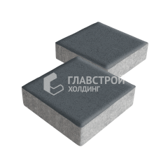 Тротуарная плитка Квадрат 200х200х40, черная