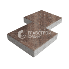 Тротуарная плитка Квадрат 300х300х60, яшма