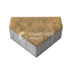 Тротуарная плитка Тиара, гончар с гранитной крошкой, 6 см