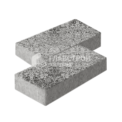 Тротуарная плитка 600х300х60, аляска белая с мраморной крошкой