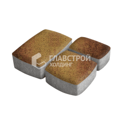 Тротуарная плитка Классика 3 камня, каир, 6 см