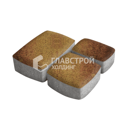 Тротуарная плитка Классика 3 камня, каир, 6 см