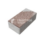Тротуарная плитка Прямоугольник 24х12х7 см, хаски на камне