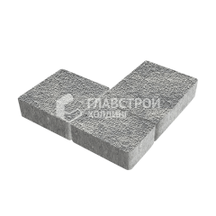 Тротуарная плитка Новый город, аква с мраморной крошкой, 4 см