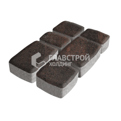 Тротуарная плитка Классика 3 камня, кармен, 6 см