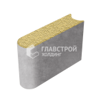 Поребрик БРШ 50.20.8, желтый с гранитной крошкой