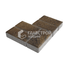 Тротуарная плитка Брусчатка, арабская ночь на камне, 6 см