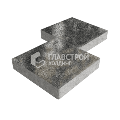 Тротуарная плитка Квадрат 500х500х70, стоун на камне