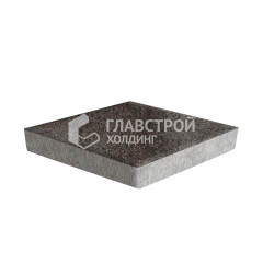 Тротуарная плитка Ромб, мокко, 6 см