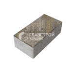 Тротуарная плитка Прямоугольник 24х12х7 см, степь на камне