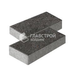 Тротуарная плитка 600х300х60, джафар черный