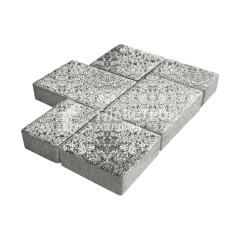 Тротуарная плитка Новый город, аляска белая, 8 см