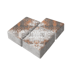 Тротуарная плитка Лэндхаус, агат оранжевый, 4 см