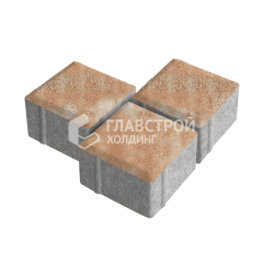 Тротуарная плитка Квадрат 100х100х40, сансет