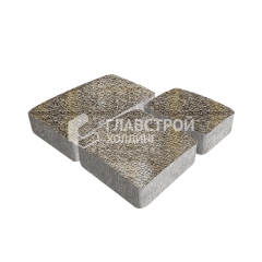 Тротуарная плитка Брук, степь с гранитной крошкой, 6 см