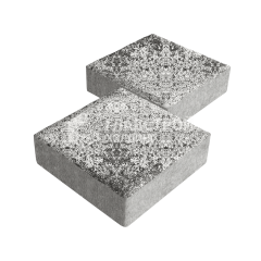 Тротуарная плитка Квадрат 200х200х40, аляска белая