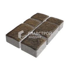 Тротуарная плитка Старый город, арабская ночь с мраморной крошкой, 4 см