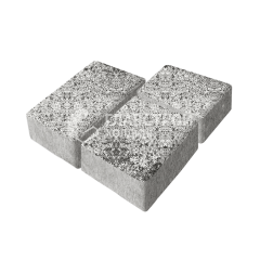 Тротуарная плитка Лэндхаус, аляска белая, 4 см