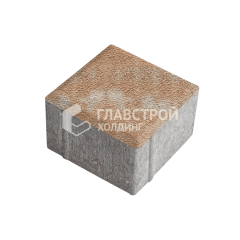 Тротуарная плитка Квадрат 100х100х40, сансет на камне