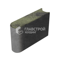 Камень бортовой БРШ 50.20.8, янтарь, черное основание