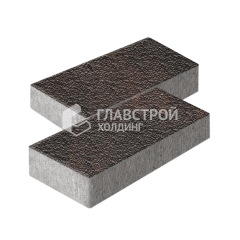 Тротуарная плитка 600х300х60, кармен с мраморной крошкой