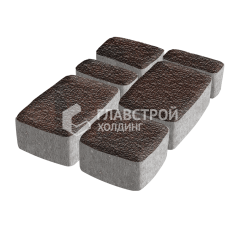 Тротуарная плитка Классико, клинкер с гранитной крошкой, 6 см