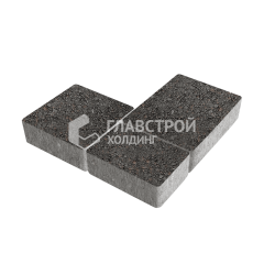 Тротуарная плитка Новый город, джафар черный, 8 см