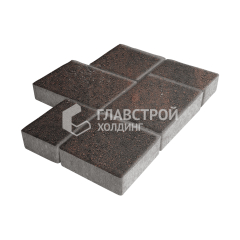 Тротуарная плитка Новый город, кармен, 8 см