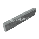 Камень бортовой БР 100.20.8, серый на камне