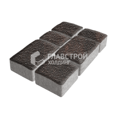 Тротуарная плитка Старый город, кармен с мраморной крошкой, 4 см