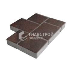 Тротуарная плитка Новый город, клинкер, 8 см