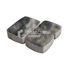 Тротуарная плитка Классика 3 камня, стоун, 6 см