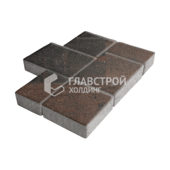 Тротуарная плитка Новый город, конго, 8 см