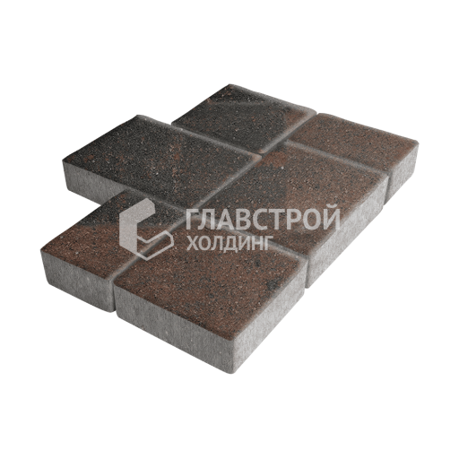 Тротуарная плитка Новый город, конго, 8 см