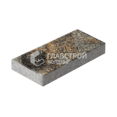 Тротуарная плитка 500х250х60, агат кофейный с мраморной крошкой