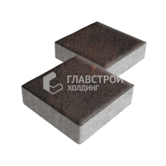 Тротуарная плитка Квадрат 200х200х40, кармен