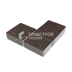 Тротуарная плитка Новый город, клинкер с мраморной крошкой, 8 см