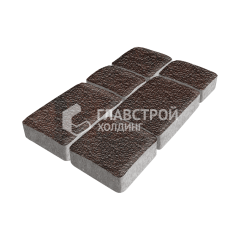 Тротуарная плитка Брук, клинкер с гранитной крошкой, 4 см