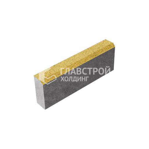 Камень бортовой БР 50.20.8, жёлтый