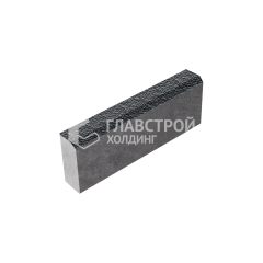 Камень бортовой БР 50.20.8, черный с мраморной крошкой