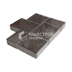 Тротуарная плитка Новый город, мокко, 8 см