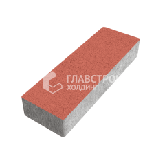 Тротуарная плитка 300х100х60, красная