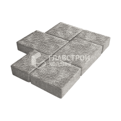 Тротуарная плитка Новый город, неаполь с мраморной крошкой, 8 см