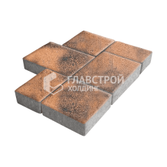 Тротуарная плитка Новый город, сомон, 8 см