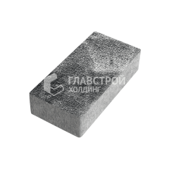 Тротуарная плитка 200х100х60, черно-белая с гранитной крошкой