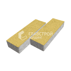 Тротуарная плитка 300х100х60, желтая